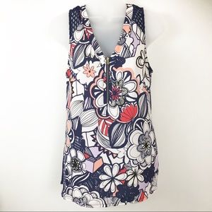 Express Tops - Express bold print tank Express Tops - Express bold print tank